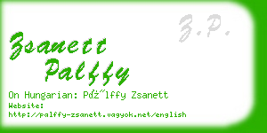 zsanett palffy business card